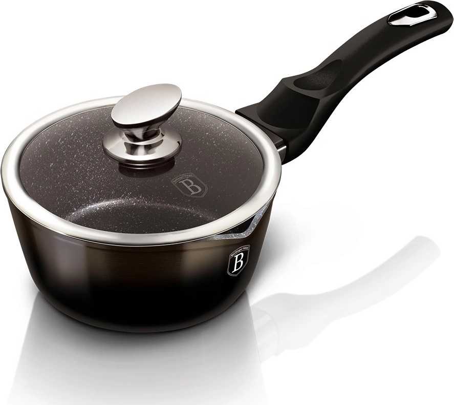 Berlingerhaus Rendlík s poklicí s mramorovým povrchem 16 cm Shiny Black Collection