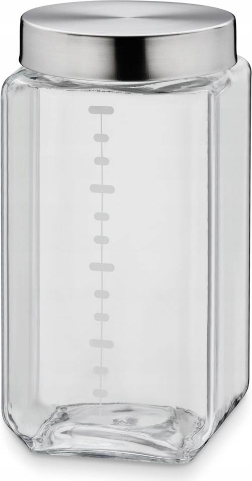 Kela Dóza skladovací sklo / nerez ISA 2 l