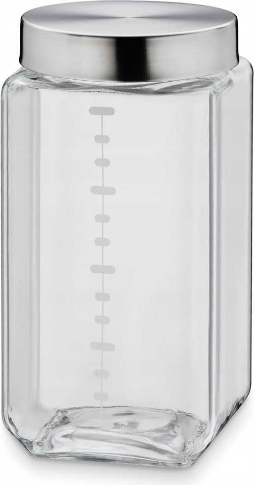 Kela Dóza skladovací sklo / nerez ISA 2 l 