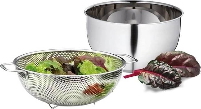 Kela Cedník s rukojeťmi nerez 18/10 ARES 23.5 cm