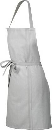 Kela Zástěra kuchyňská TIA 100% bavlna šedá 