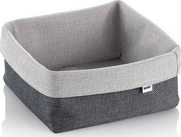 Kela Košík úložný do koupelny PALMA 19x19x10cm antracit 