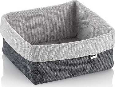 Kela Košík úložný do koupelny PALMA 19x19x10cm antracit 