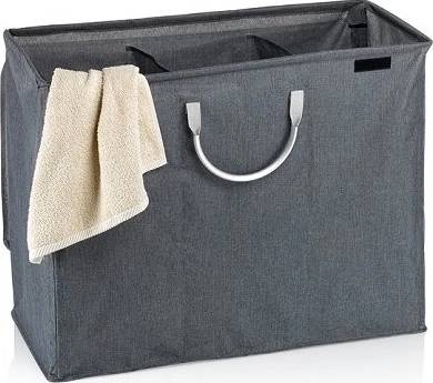 Kela Koš na prádlo na třídění trojitý PALMA antracit 
