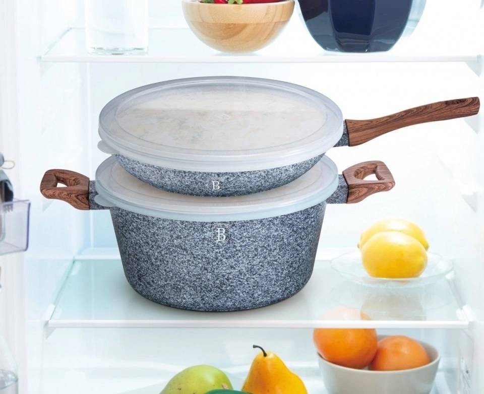 Berlingerhaus Sada nádobí s mramorovým povrchem 13 ks Forest Line