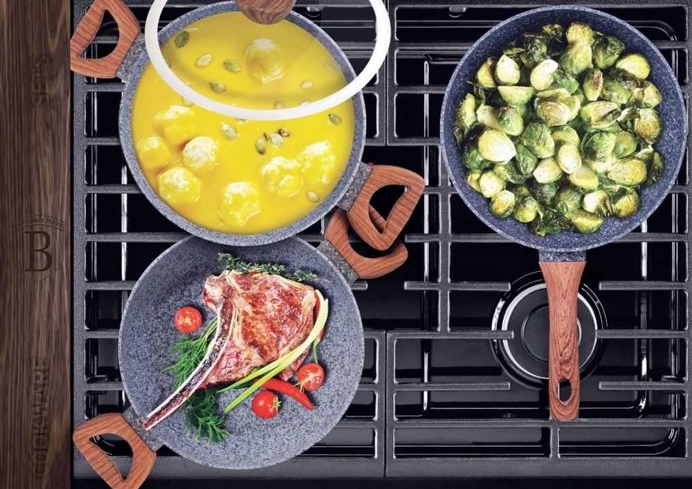 Berlingerhaus Sada nádobí s mramorovým povrchem 13 ks Forest Line