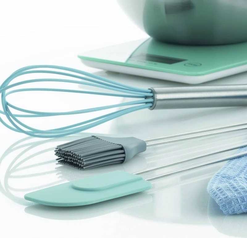 Kela Mašlovačka silikon / nerez COOKIE modrá 