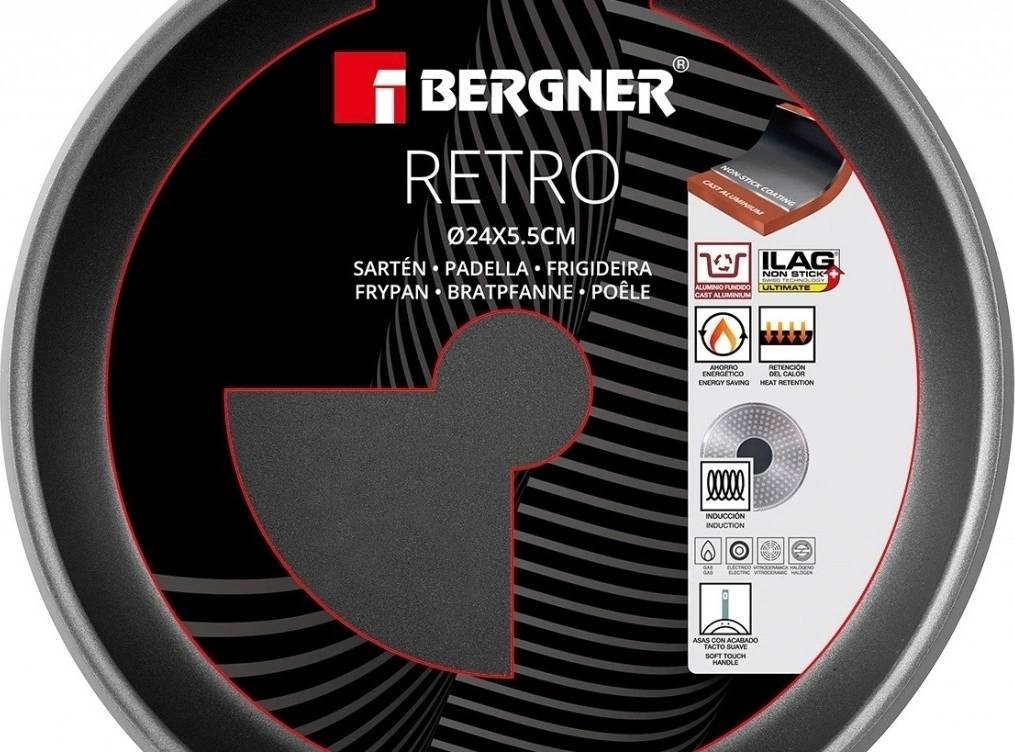 Bergner Pánev s nepřilnavým povrchem 24 cm RETRO 