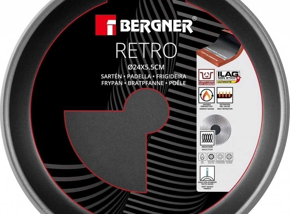 Bergner Pánev s nepřilnavým povrchem 24 cm RETRO 