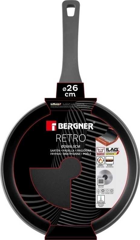 Bergner Pánev s nepřilnavým povrchem 26 cm RETRO 
