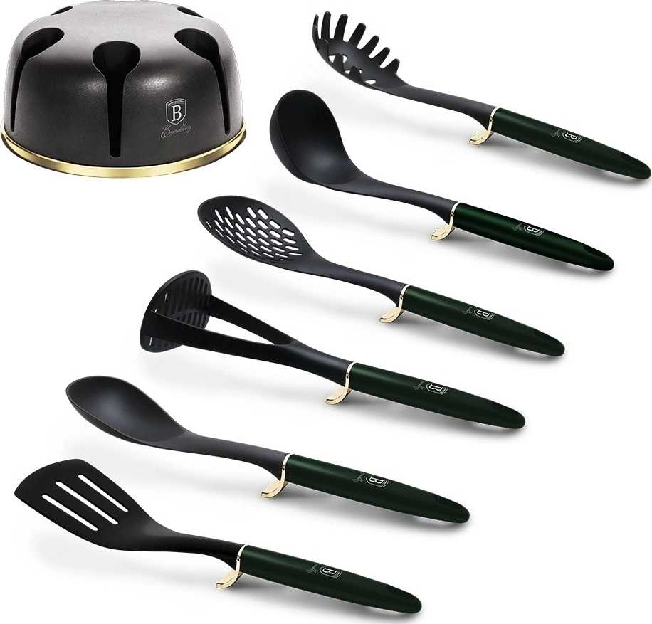 Berlingerhaus Kuchyňské náčiní ve stojanu sada 7 ks Emerald Collection