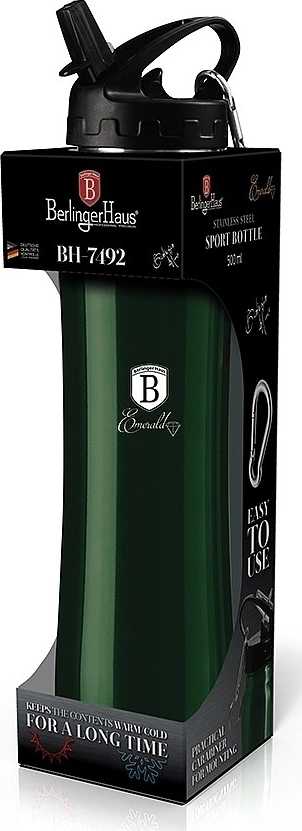 Berlingerhaus Lahev sportovní nerez 18/10 Emerald Collection 0,5 l