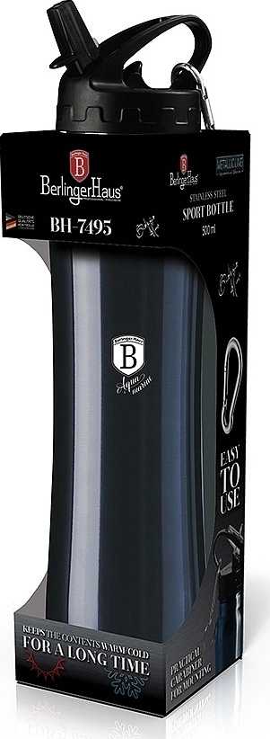 Berlingerhaus Lahev sportovní nerez 18/10 Aquamarine Metallic Line 0,5 l 
