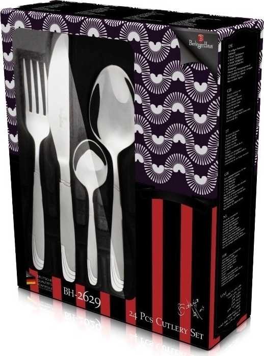 Berlingerhaus Sada příborů 24 ks nerez satin 