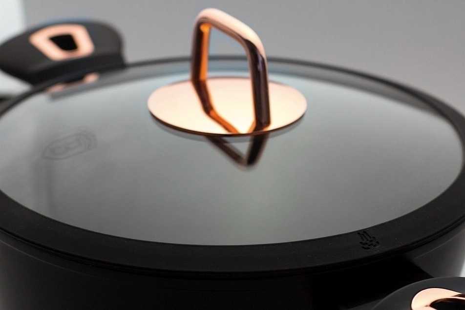 Berlingerhaus Sada hrnců s mramorovým povrchem 10 ks Black Rose Collection 