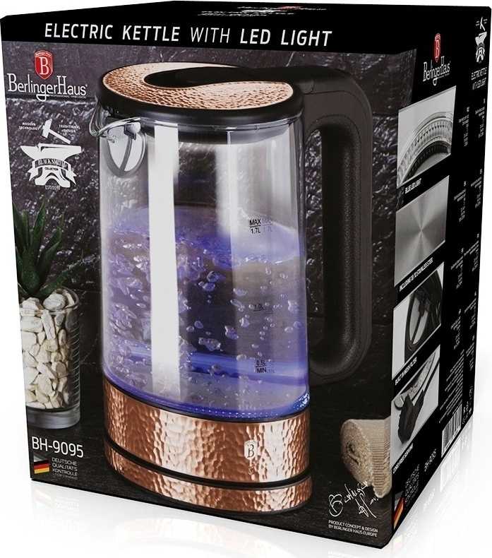 Berlingerhaus Rychlovarná konvice 1,7 l Rosegold Metallic Line BlackSmith 