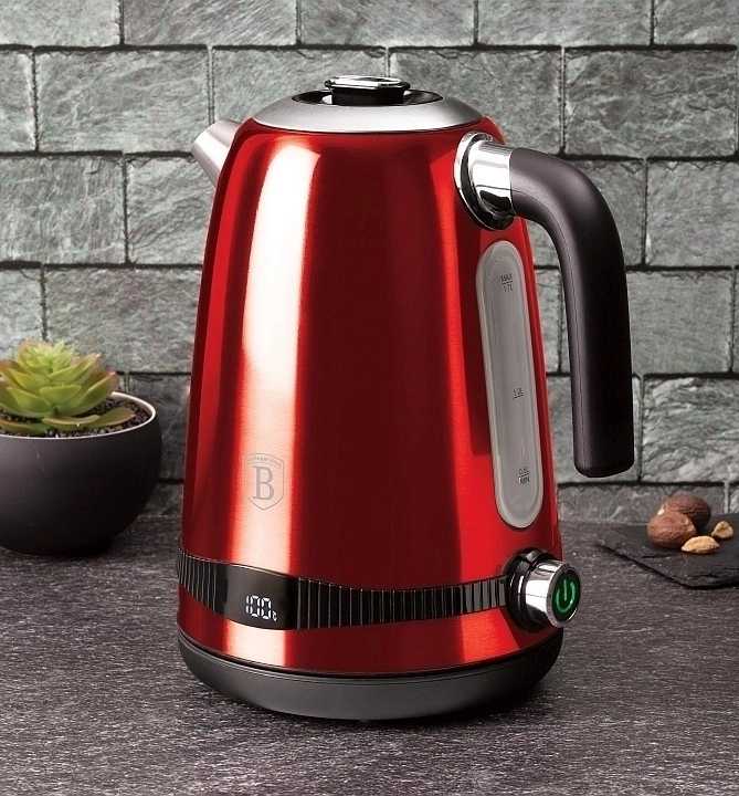 Berlingerhaus Rychlovarná konvice s regulací teploty 1,7 l Burgundy Metallic Line