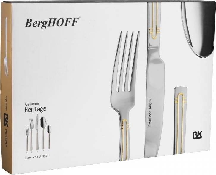Berghoff Sada příborů 30 ks nerez / zlatá HERITAGE