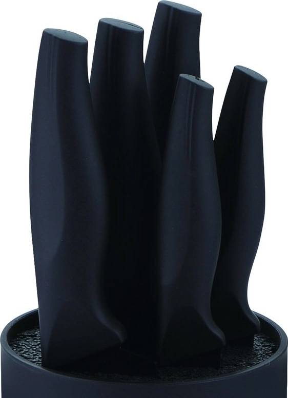 Bergner Sada nožů ve stojanu 6 ks BLACK FLASH 