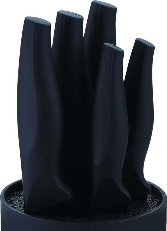 Bergner Sada nožů ve stojanu 6 ks BLACK FLASH 