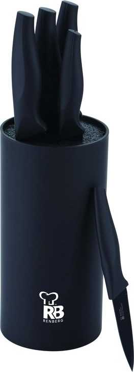 Bergner Sada nožů ve stojanu 6 ks BLACK FLASH 