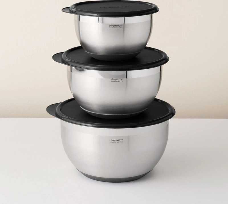 Berghoff Mísa se silikonovým víkem sada 8 ks