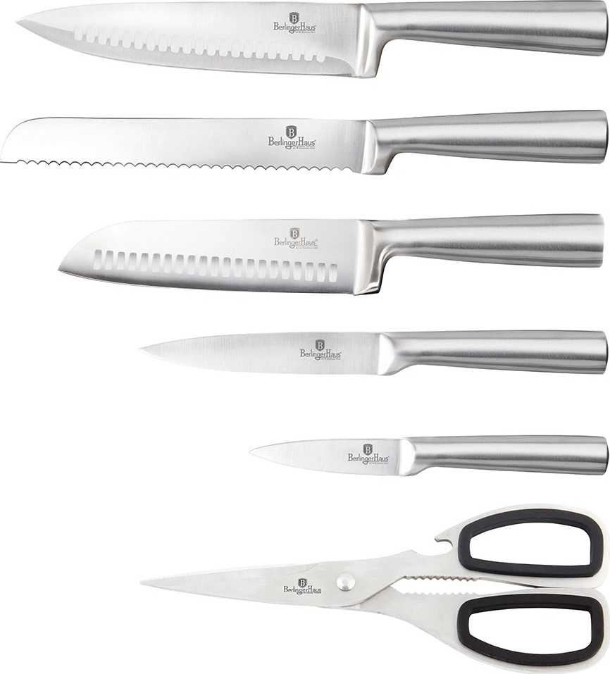 Berlingerhaus Sada nožů ve stojanu s držákem na tablet a brouskem 7 ks