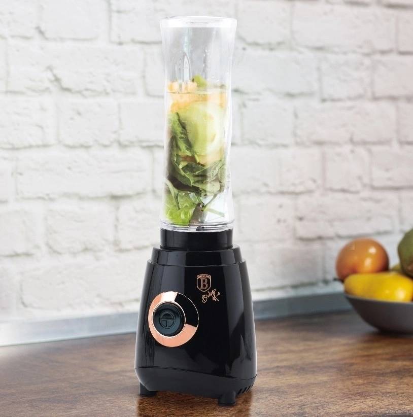 Berlingerhaus Mixér smoothie maker + láhev Black Rose Collection