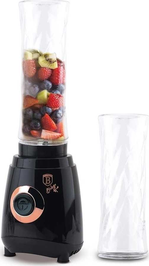 Berlingerhaus Mixér smoothie maker + láhev Black Rose Collection