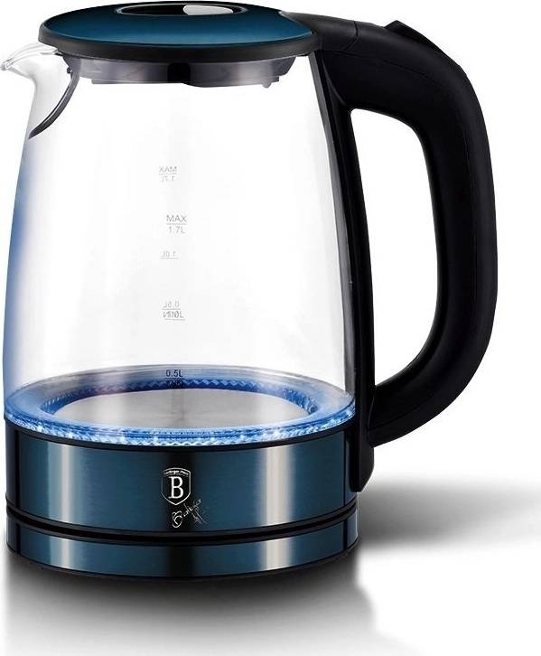 Berlingerhaus Rychlovarná konvice sklo / nerez 1,7 l Aquamarine Metallic Line