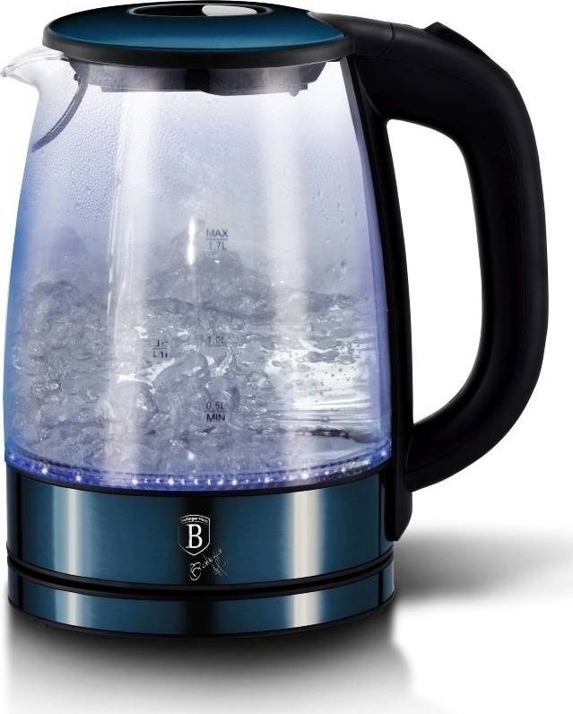 Berlingerhaus Rychlovarná konvice sklo / nerez 1,7 l Aquamarine Metallic Line