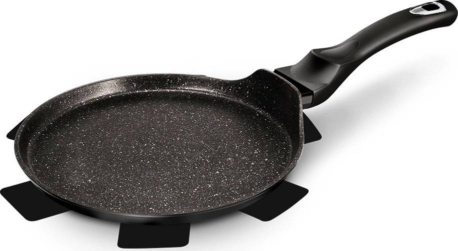 Berlingerhaus Pánev na palačinky s mramorovým povrchem 25 cm Black Silver Collection 