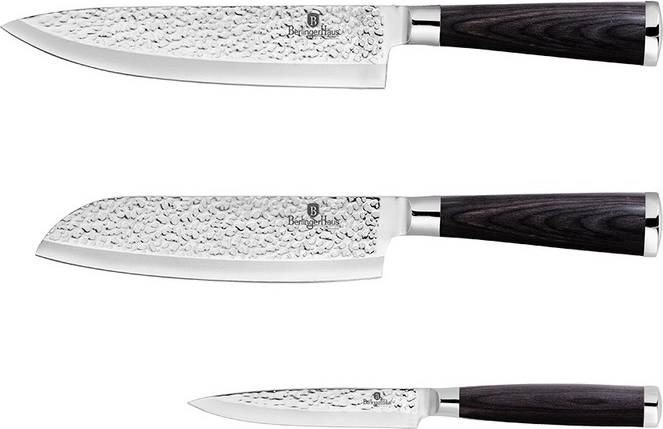 Berlingerhaus Sada nožů nerez 3 ks Primal Gloss Collection Santoku 