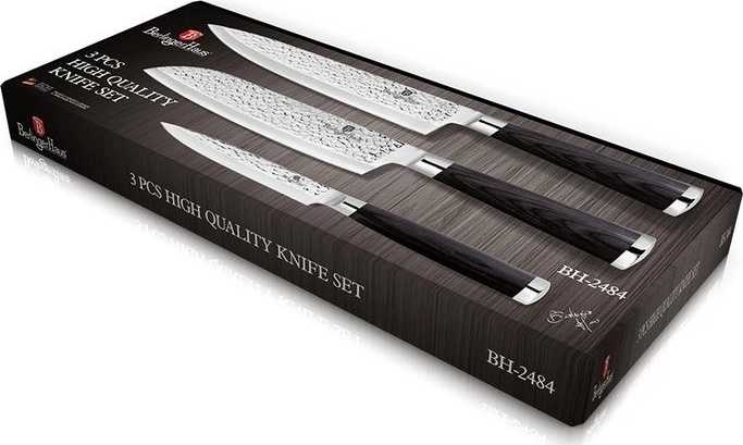 Berlingerhaus Sada nožů nerez 3 ks Primal Gloss Collection Santoku 