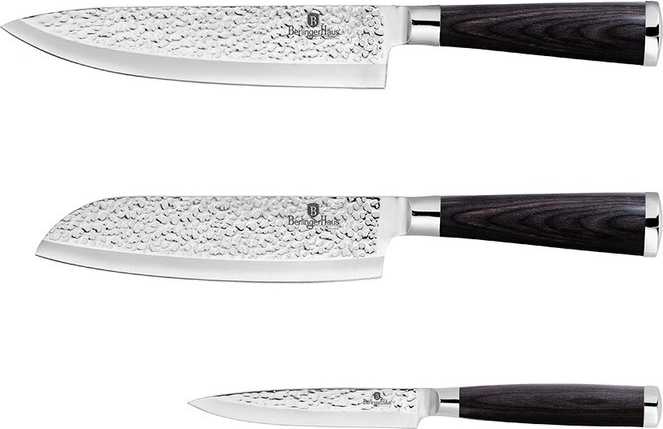 Berlingerhaus Sada nožů nerez 3 ks Primal Gloss Collection Santoku 