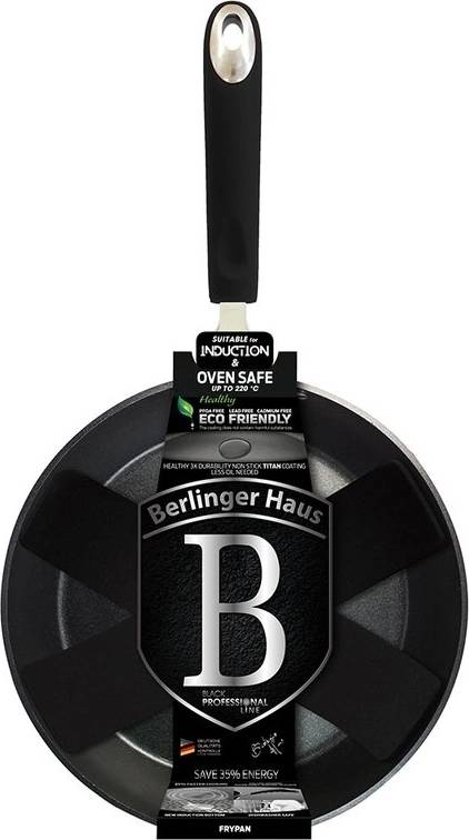 Berlingerhaus Pánev s titanovým povrchem 20 cm Black Professional Line 