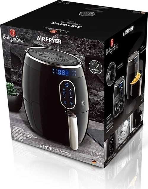 Berlingerhaus Horkovzdušná fritéza digitální 1350 W Black Silver Collection 