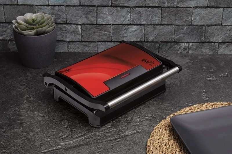 Berlingerhaus Kontaktní gril s nepřilnavým povrchem 700 W Burgundy Metallic Line 