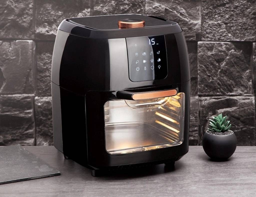 Berlingerhaus Horkovzdušná trouba digitální 12 l Black Rose Collection