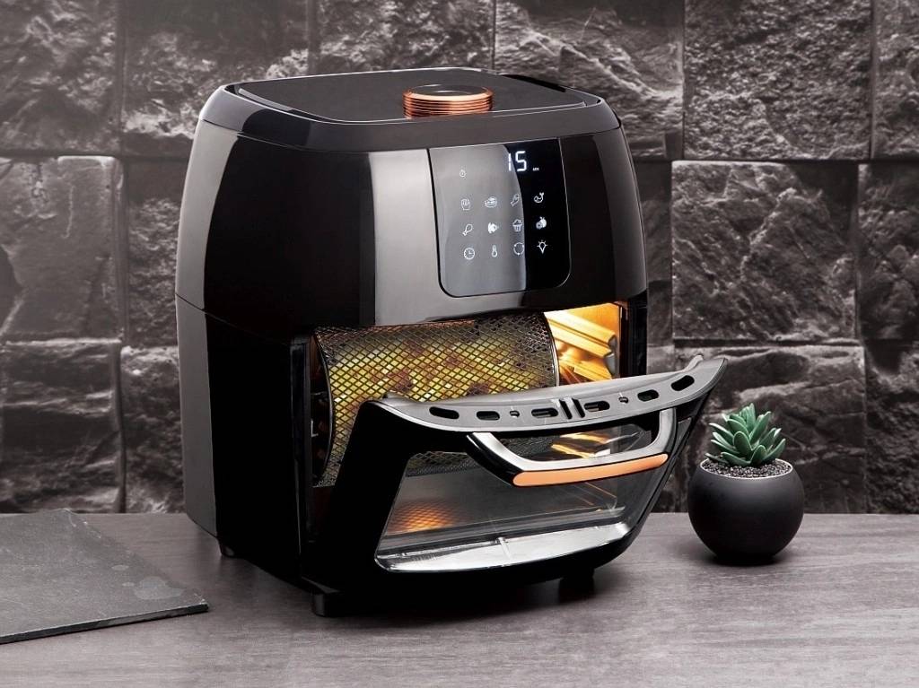 Berlingerhaus Horkovzdušná trouba digitální 12 l Black Rose Collection