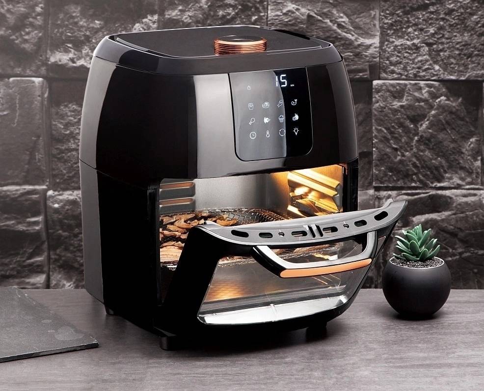 Berlingerhaus Horkovzdušná trouba digitální 12 l Black Rose Collection