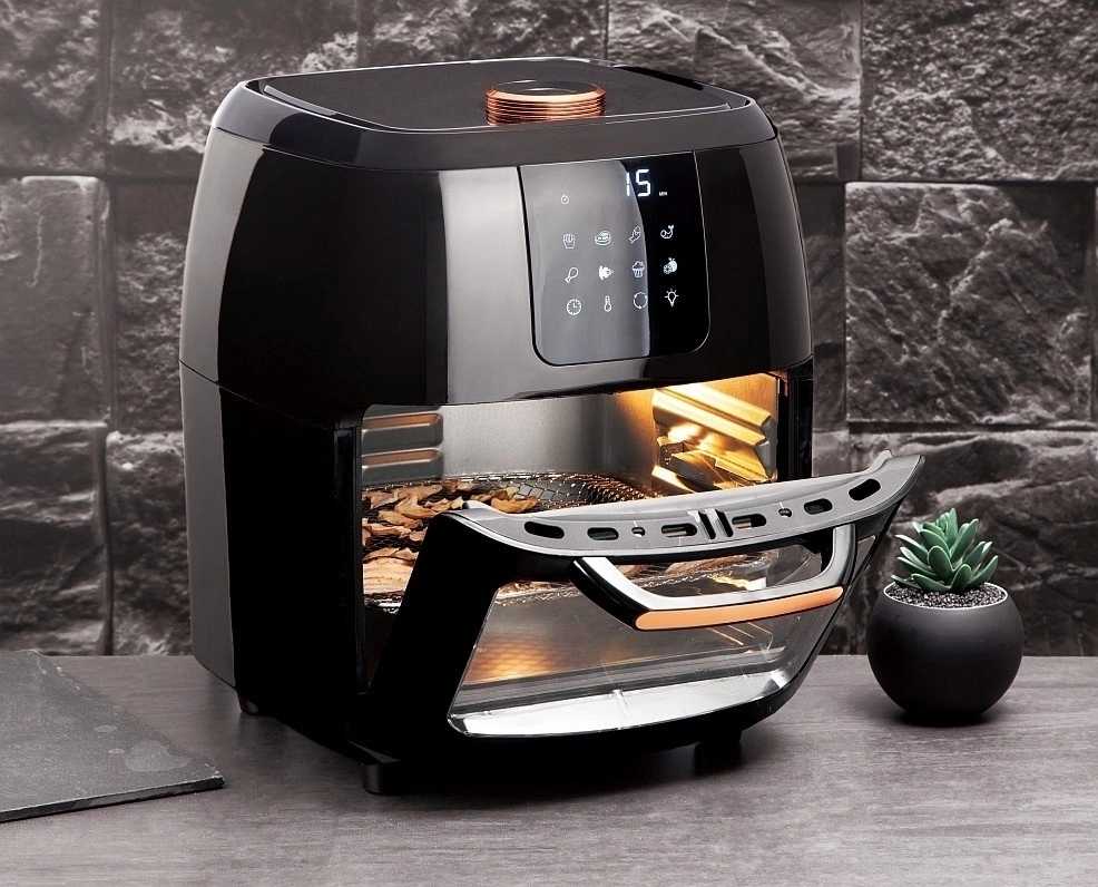 Berlingerhaus Horkovzdušná trouba digitální 12 l Black Rose Collection