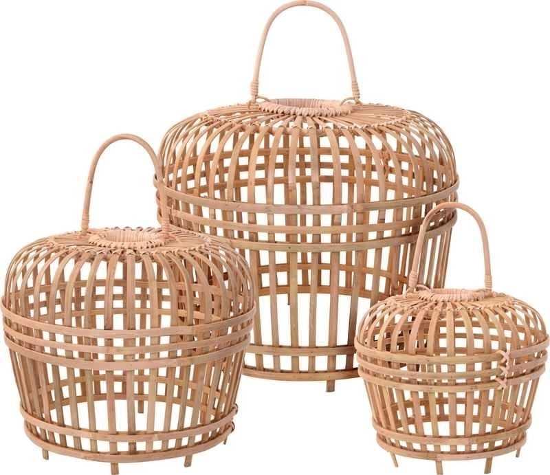 Homestyling Stínidlo na lampu bambus 35 cm