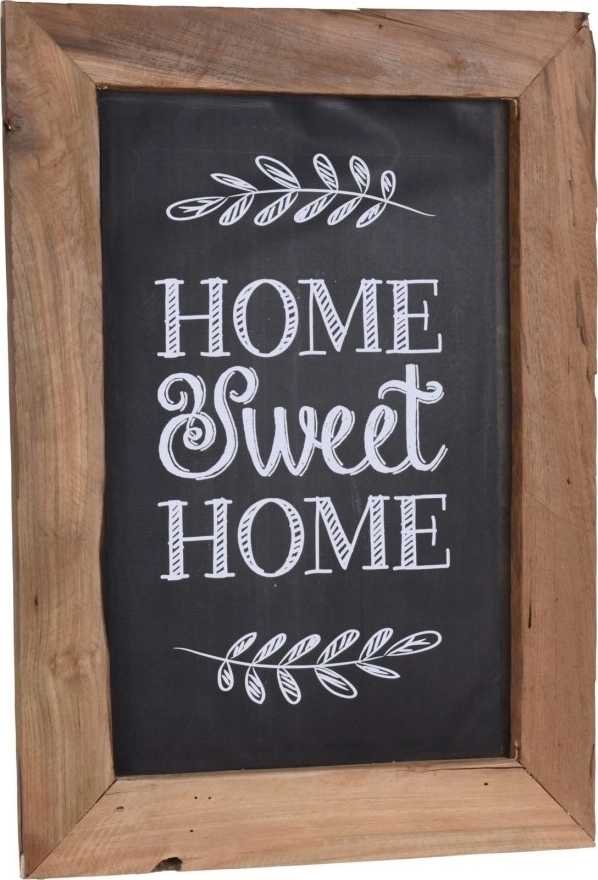 Homestyling Tabule křídová dřevěná 100 x 70 cm 