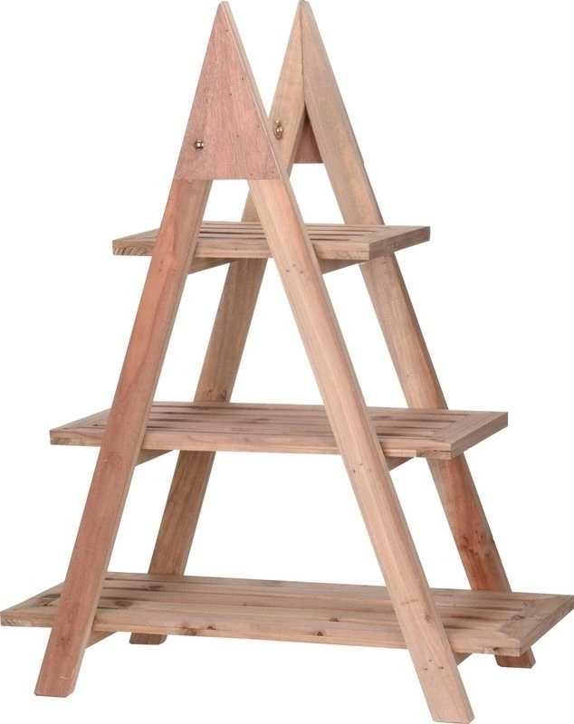 Progarden Stojan na květiny třípatrový dřevěný