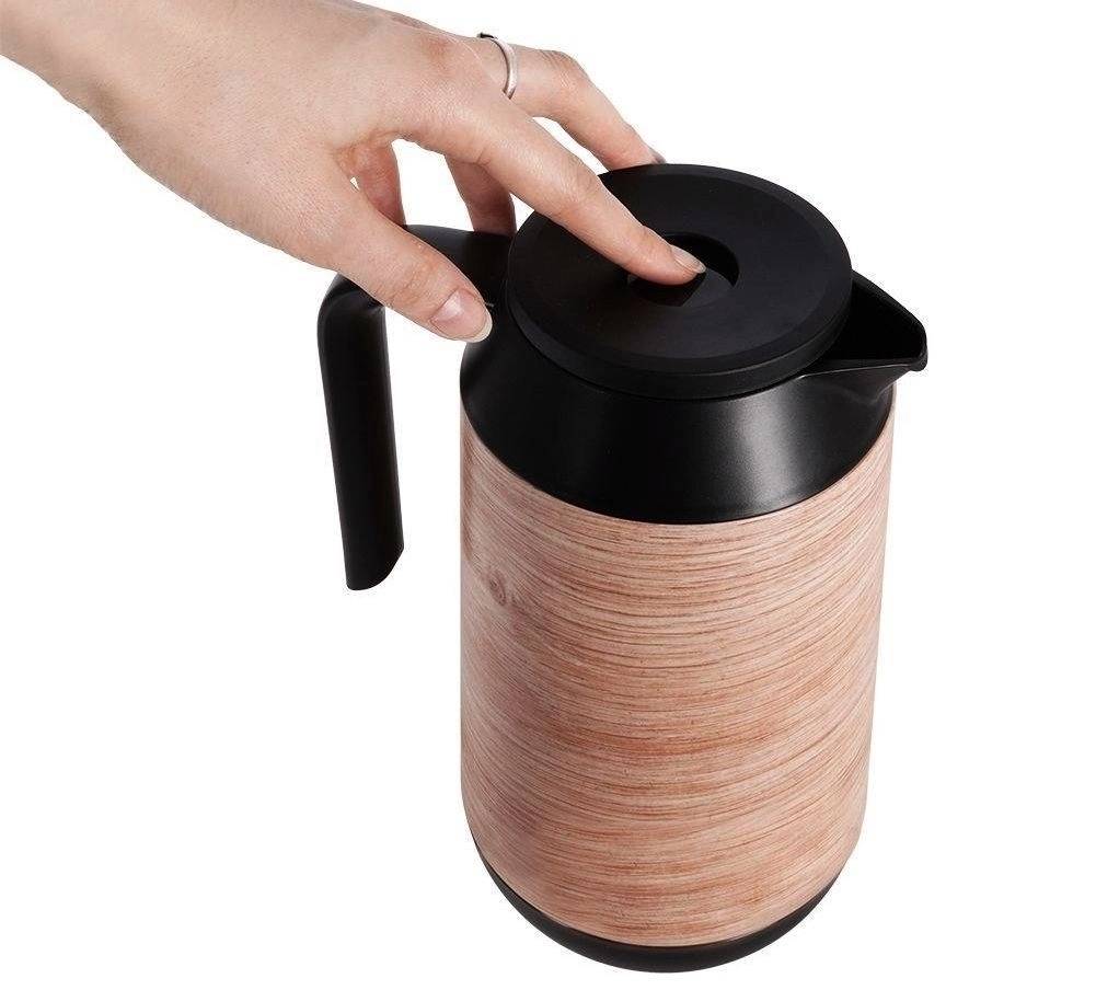 Excellent Termoska servírovací dvoustěnná 1 l WOOD