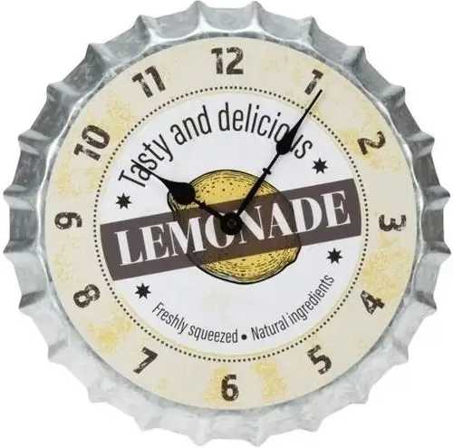 Segnale Hodiny nástěnné designové kov 35 cm LEMONADE 