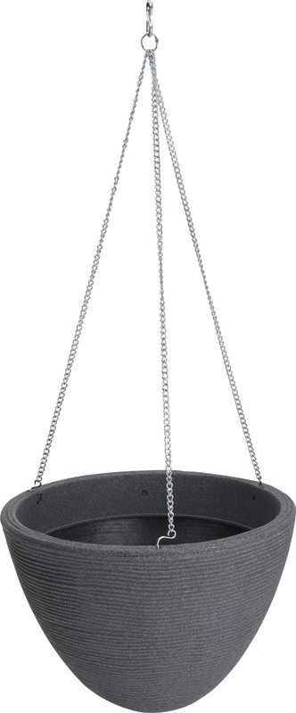 Progarden Květináč závěsný venkovní 33 cm šedá 