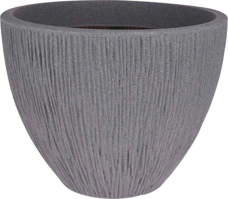 Progarden Květináč žebrovaný venkovní 31 cm šedá 