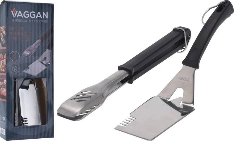 Progarden Grilovací nářadí kleště + obracečka sada 2 ks